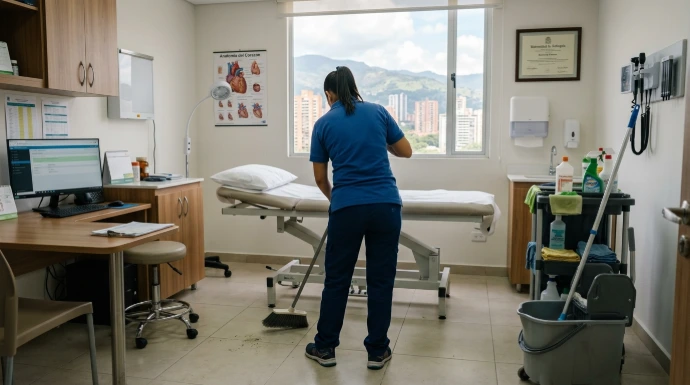 Limpieza y desinfección de consultorios médicos
